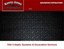 Tablet Screenshot of kennyjonescorp.com